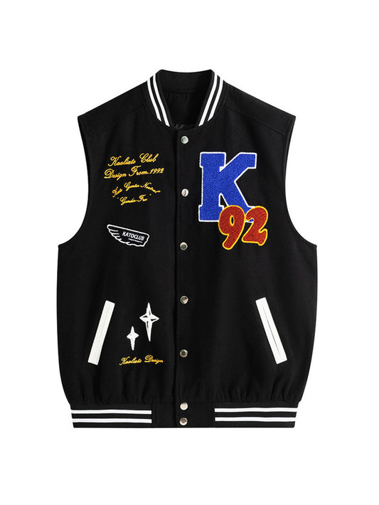 Sleeveless Vest Bomber