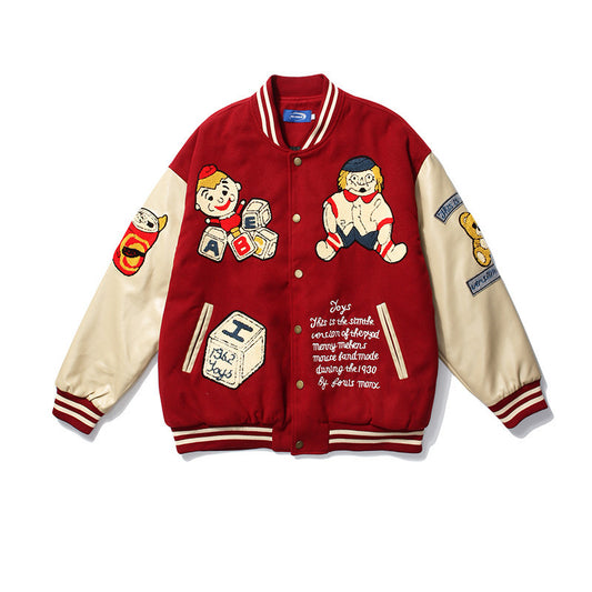 Woolen Baseball Jacket